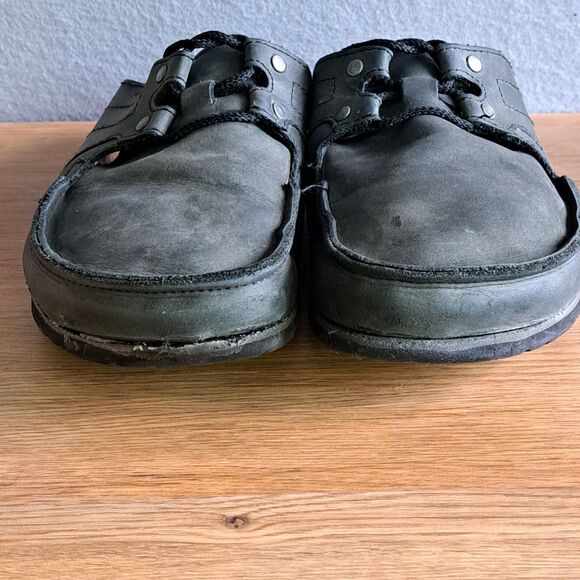 Birkenstock Super Skipper Clog Mule Shoes Gray Size 37 Narrow Vintage Rare - Picture 2 of 15